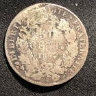 1894-a France 50 Centimes Silver Coin - Vg  very Good  Condition