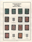 Us 1862-1872 Revenues Collection Of 84 Stamps On Album Pages