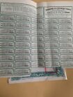 China Government 1921 Lung Tsing U Hai 500frs Bonds With Coupons Uncancelled