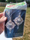 Holiday Industries Indented Sparkler Gold Sequin Bead Christmas Ornament Kit Nos