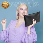 2 Pack Leather Cash Money Bags Zipper Bank Deposit Bag Cash Register Bag