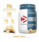Dymatize Iso100 Hydrolyzed Whey Isolate Powder Vanilla 21 2 Oz