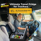 12v Refrigerator Fridge Freezer Portable Car Fridge 42 Quart Electric Cooler   