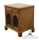Davis Cabinet Co  Antique Walnut Early American Country Style 23  Cabinet Nig   