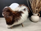 Natural Sheepskin Icelandic Rug    Real Natural Icelandic White Sheepskin Pelt