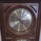 Springfield Triple Wall Weather Station Mcm Retro Woodgrain 7 5  X 19   Vintage