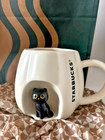 Starbucks Mug Ceramic Autumn Europe Mug Pumpkin Window Black Cat Mug  14oz 2026