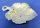 Vintage Arthur Court 1993 Grape Leaf Small Aluminum Bowl Candy Nuts 5 