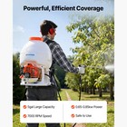 Uimoso Gas-powered Backpack Sprayer  26 5cc Engine  5-gal Capacity For Gardening
