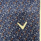 Callaway Opti   dri Geometric Polo Shirt Mens Large Blue Golf Performance Stretch