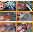 Table Saw Gem Jewelry Rock Bench Polishing Grinding Machine Lathe Polisher 110v