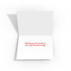 Funny Snowman With Dog Christmas Card - 18 Holiday Cards   Envelopes-20150