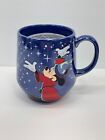 2025 Walt Disney World Sorcerer Mickey Navy Metallic Ceramic Coffee Mug New