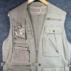 Banana Republic Safari Photo Vest Men M Khaki Multi-pocket Mesh Back Vintage 80s