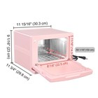 Byootique 8l 2in1 Pink Towel Warmer Cabinet Facial Heater Med Spa Nail Salon