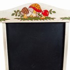Vintage Merry Mushroom Chalkboard Corkboard Mail Key Holder Rare Sears Roebuck