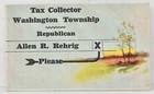 1920s Allen Raymond Rehrig Tax Collector Washington Township Lehigh Pennsylvania