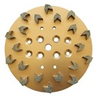 10  Concrete Diamond Grinding Disc Plate Edco  Husqvarna   25 30 Grit  2 Pack