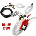 200w Fuel Transfer Pump Electric Diesel Kerosene Pump 12v Dc Nozzle Hoses