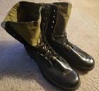 Vintage Vietnam Jungle Combat Boots Size 12 Regular  us Military 