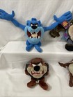 Lot Of 4 Vintage Looney Tunes Taz Tasmanian Devil Stuffed Plush Toys Dolls