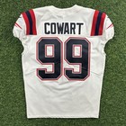 2022 Nike Nfl Game Used Worn Jersey New England Patriots Byron Cowart Team Coa