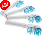 Replacement Brush Heads For Oral-b  Dual Clean Design  Pack Of 4