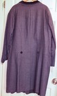 1860   s Civil War Era Civilian 100  Gray Wool Men   s Frock Coat With Velvet Collar