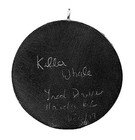Haida Argillite Killler Whale Pendant By Renowned Artist Fred Davis