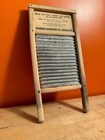 Vintage Dubl Handi Washboard Columbus Washboard Co   Ohio Metal   Wood
