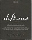 Deftones Rare 2005 Promo Sticker Sheet 8x10 For B Sides Cd Mint 10 Individual  