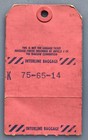 American Airlines Baggage Tag Interlink Vintage London Trip Pan Am