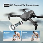Rc Drone 4k Camera Wifi Fpv Foldable Rc Quadcopter For Beginner Birthday Gift