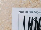 Vintage original Nike Poster Card -  Michael Jordan - High Flying 360 - 5 x7 