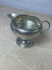 Vintage Sterling Silver Creamer Pitcher Cement Weighted Pedestal Base 327