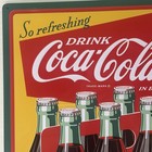 Coca-cola So Refreshing Drink Coca-cola In Bottles Metal Sign 12  X 16 75 