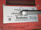 Vintage Mountable Pyrotronics Fire Alarm Lock Box With Key   Measures 16 X 9 X 6
