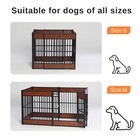 55 l Adjustable Dog Playpen Pet Fence Heavy Duty Exercise Pen Furniture Style