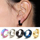 Stainless Steel Mens Womens Hoop Earrings Piercings Huggie Hypoallergenic