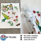 Flortlias Large Vintage Rub On Transfers For Furniture  Floral Furniture Uv D