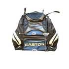 Easton Synergy Hockey Equipment Backpack Large Black Blue Good Scuffed Logo Bag