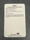 Ian Baker-finch Signed Autographed 2 5  X 4  1987 Trading Card - Gtp - Golf
