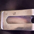 Vtg Fleming Sterling Silver Horsehead Western Hand Engraved Money Clip