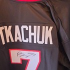 Autographed signed Brady Tkachuk Ottawa Black Hockey Jersey Jsa Coa