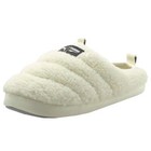 Puma Sherpa Logo Scuff  Mens Off White Casual Slippers 384943-01