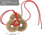 Chinese Fortune Coins Feng Shui I Ching Good Luck Coins Traditional Brass New Ye