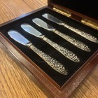 Godinger Vintage 4pc Spreader Knife Set In Original Box Butter Knives