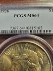 1926 Peace Silver Dollar  Pcgs Ms64  Philadelphia     Inv08    G235l