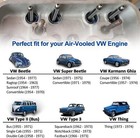 4130 Chromoly Push Rods Cut To Length 11 6  Od 3 8  For Vw Air Cooled Engines