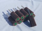 Abrasive Flap Wheels - 100 Pk  50 Each 180 Grit   240 Grit  1  Dia X 2  Long